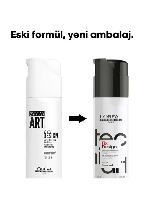 L'Oreal Professionnel Tecni Art Fix Design Sabitleyici Saç Spreyi 200ml