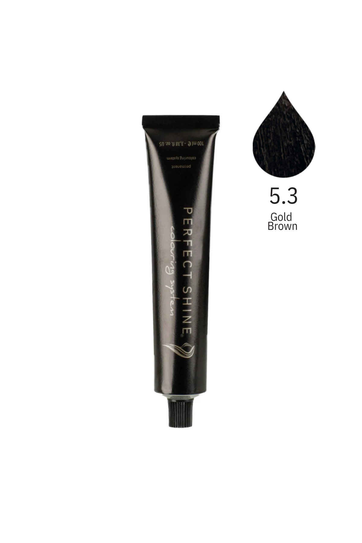 Perfect Shine Permanent Profesyonel Saç Boyası 100ml - Altın Işıltılı Açık Dore Kahve (GOLD-5.3)
