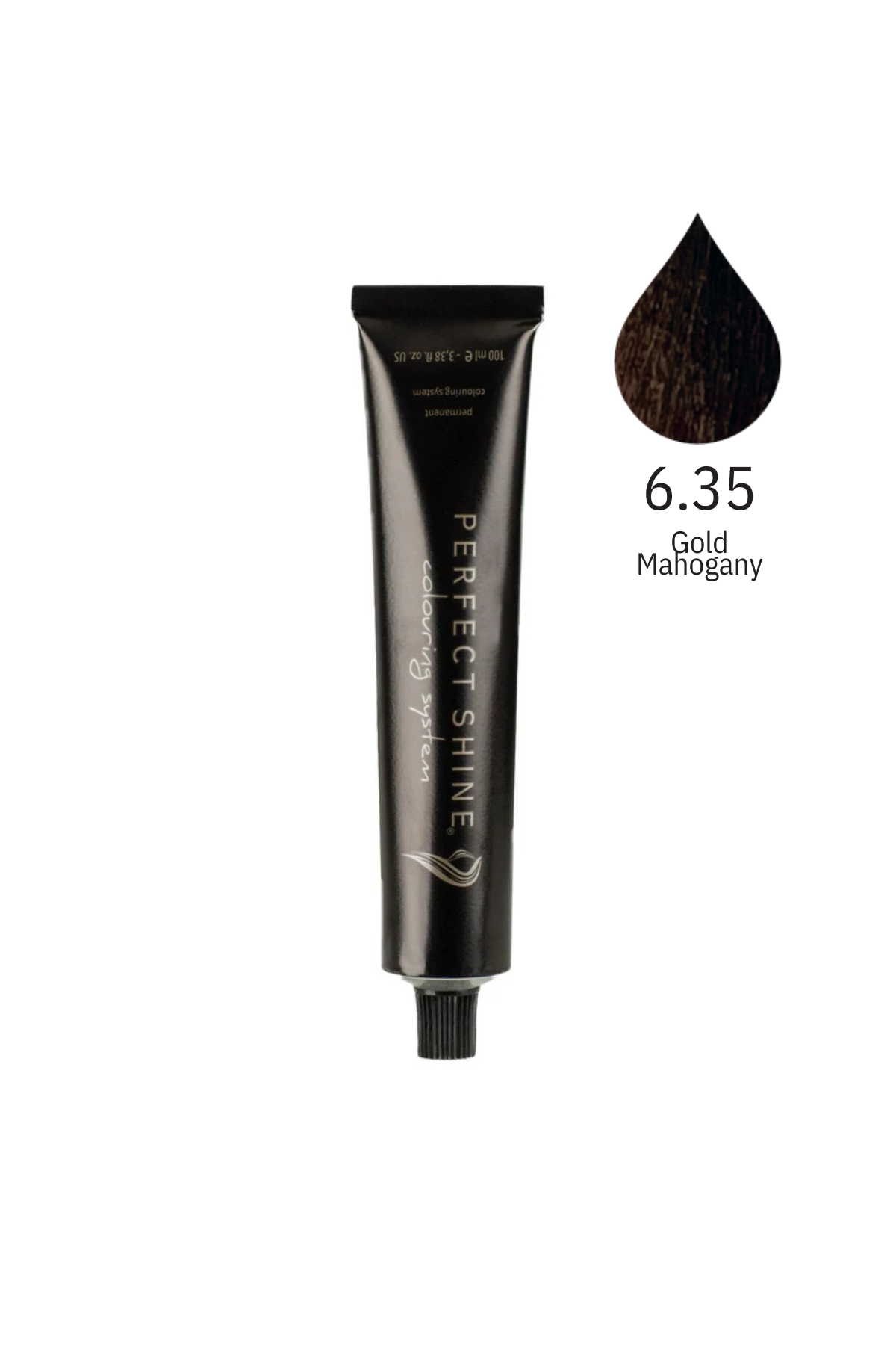 Perfect Shine Permanent Profesyonel Saç Boyası 100ml - Çikolata Kahve/Tütün Kahvesi (GOLD MAHOGANY-6.35)