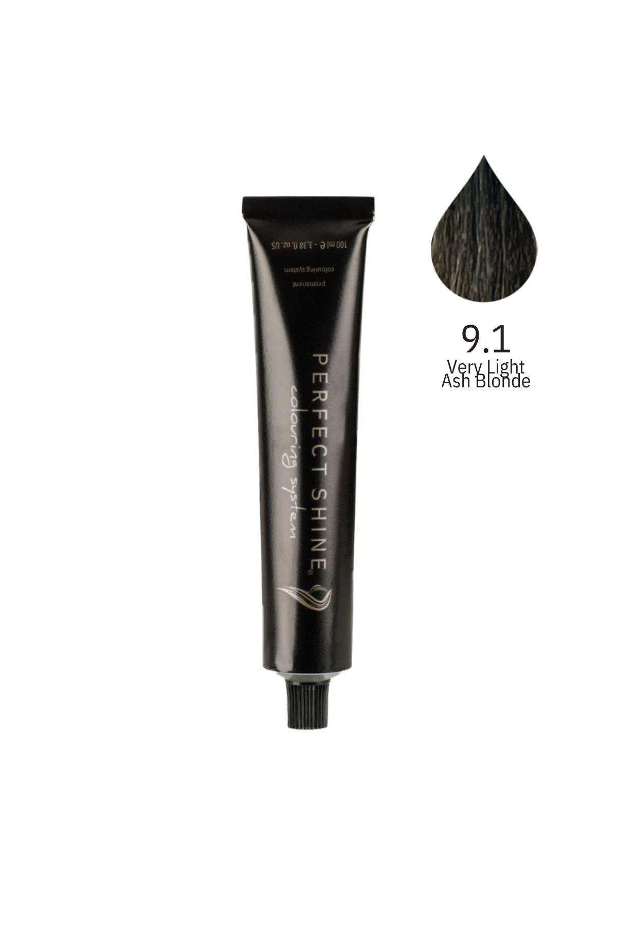 Perfect Shine Permanent Profesyonel Saç Boyası 100ml -Yoğun Çok Açık Küllü Sarı (ASH - 9.1)