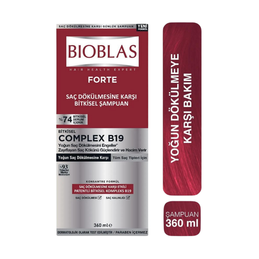 Bioblas Forte Saç Dökülmesine Karşı Şampuan 360 ml