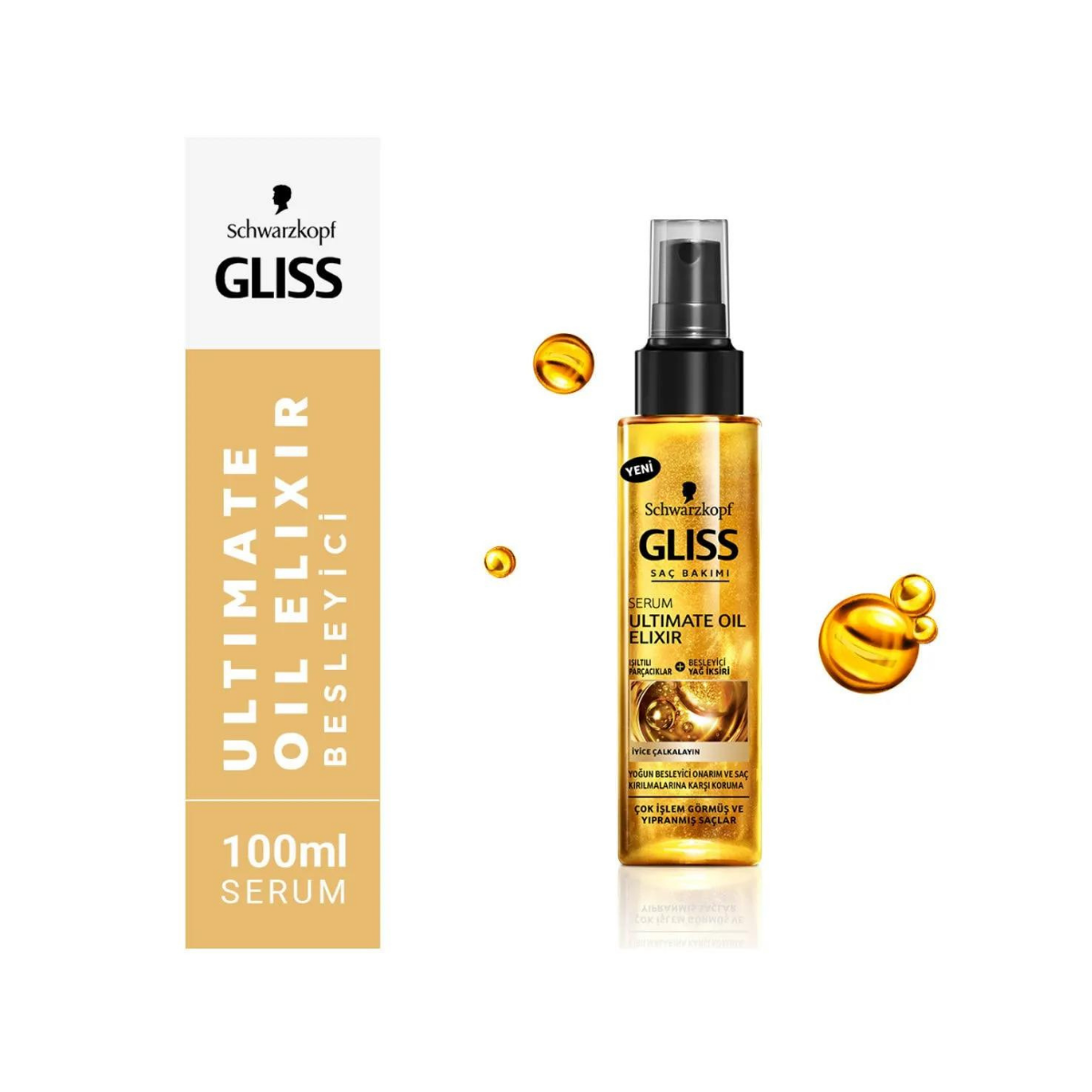 Gliss Ultimate Oil Elixir Arğan Yağlı Bakım Serumu 100ml