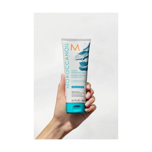 Moroccanoil Aquamarine Mavi Renk Tazeleyici Saç Maskesi 200ml