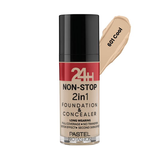 Pastel 24H Non-Stop 2 in 1 Foundation & Concealer - Fondöten & Kapatıcı