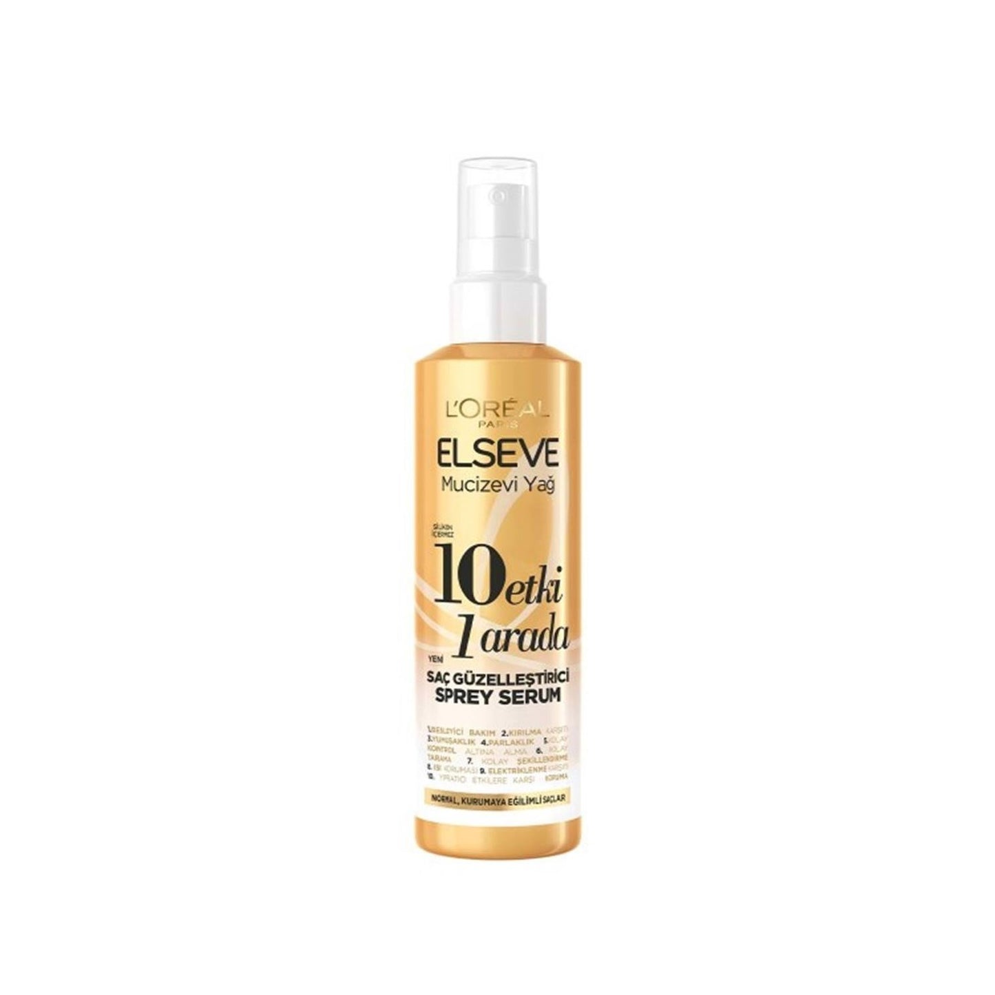 L'Oreal Paris Elseve Mucizevi Yağ 10 Etki 1 Arada Saç Güzelleştirici Sprey Serum 150ml