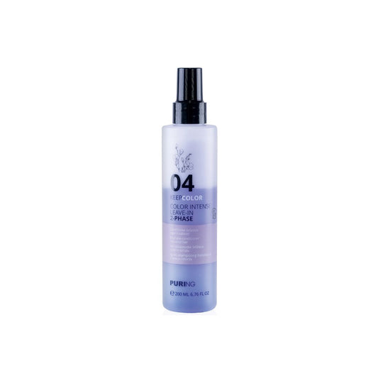 PURING 04 KeepColor Boyalı Saçlar için İki Fazlı Renk Koruyucu Dolaşıklık Açıcı Fön Suyu 200ml