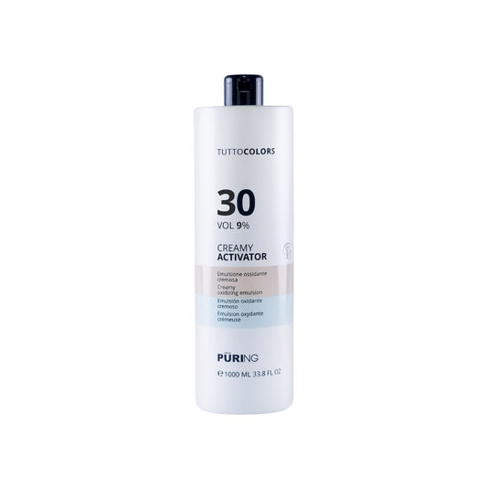 PURING Tuttocolors 30 Vol %9 Profesyonel Saç Boyası Aktivatörü Krem Oksidan 1000ml