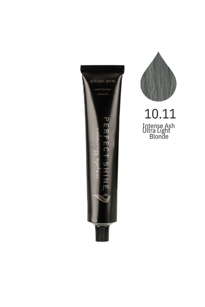 Perfect Shine Permanent Profesyonel Saç Boyası 100ml -Ultra Yoğun Küllü Platin/Buzul Sarı (INTENSE ASH-10.11)