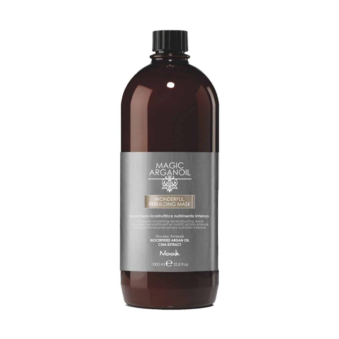 Nook Magic Arganoil Wonderful Yıpranmış Yetersiz Beslenen Saçlar için Maske 1000ml