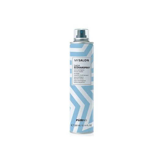 PURING MYSALON Orta Tutuşlu,Esnek,Neme Karşı Ekolojik Gazsız Şekillendirici Saç Spreyi 300ml