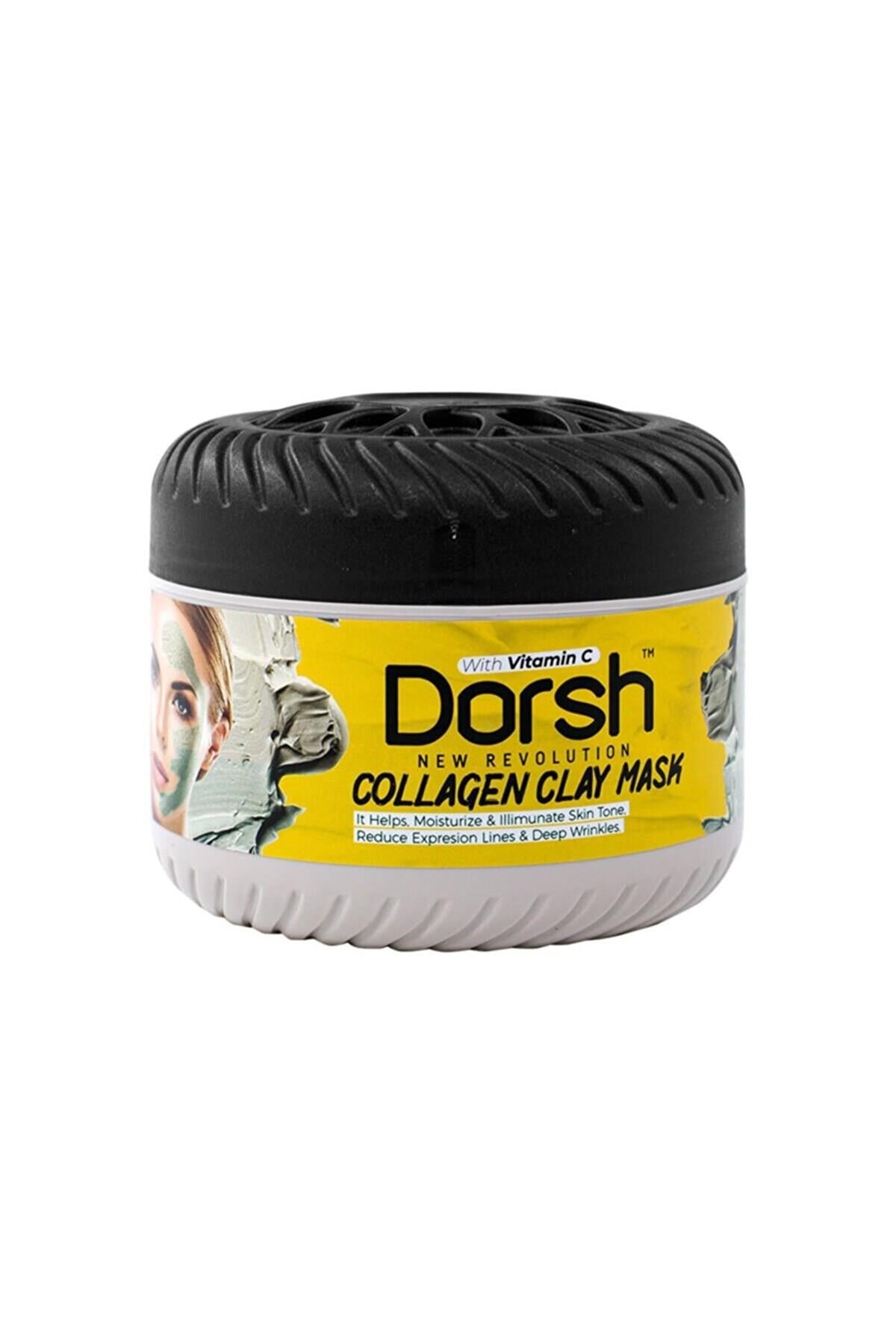 Dorsh Kolajen ve C Vitaminli Kil Yüz Maskesi 400gr