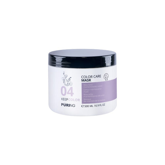 PURING 04 KeepColor Boyalı Saçlar için Keten Tohumu & E Vitaminli Renk Koruyucu Saç Maskesi 500ml