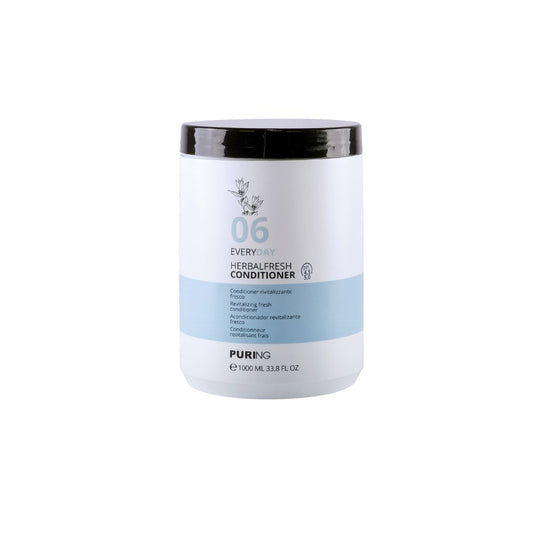 PURING 06 Everyday Tüm Saçlar için Mentol&Bitki Özlü Hassas Saç Derisi Ferahlatıcı Saç Kremi 1000ml