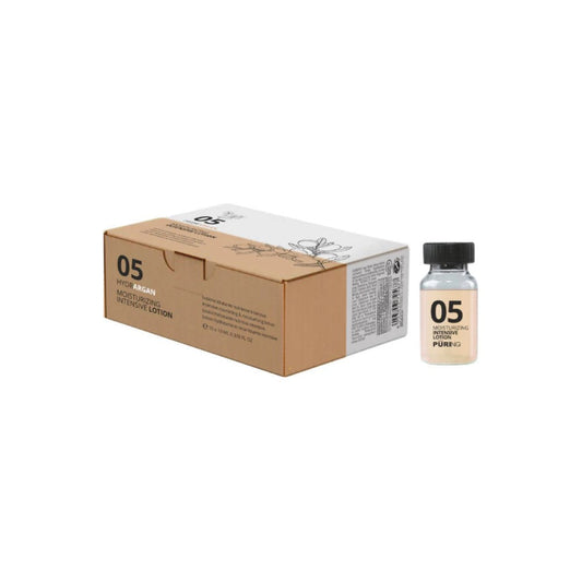 PURING 05 HydrArgan Kuru ve Yıpranmış Saçlar için Argan Yağlı Yoğun Bakım Saç Serumu 10x10ml