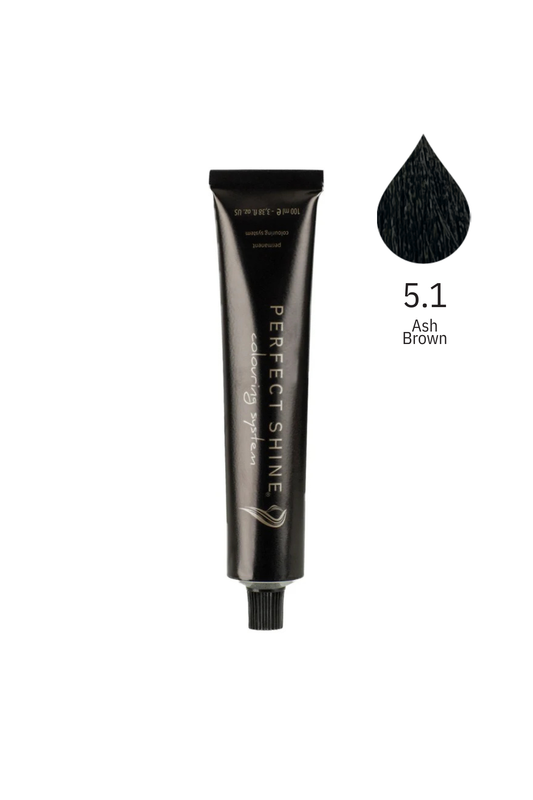 Perfect Shine Permanent Profesyonel Saç Boyası 100ml - Yoğun Küllü Kahve (ASH - 5.1)