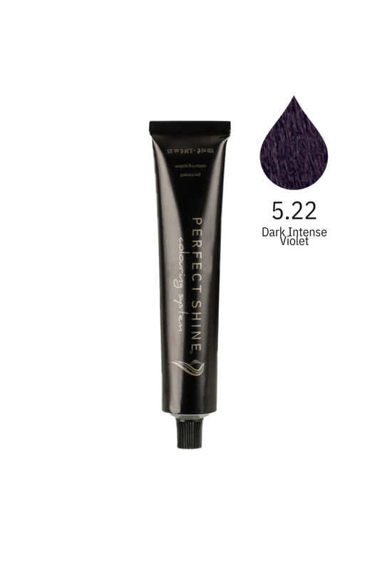 Perfect Shine Permanent Profesyonel Saç Boyası 100ml - Koyu Yoğun Viyole/Bordo Mor (VIOLET-5.22)