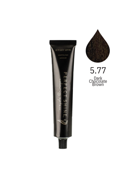Perfect Shine Permanent Profesyonel Saç Boyası 100ml -Bitter Çikolata Kahve (CHOCOLATE-5.77)