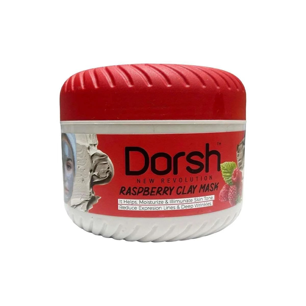 Dorsh Raspberry Clay Mask Ahududulu Kil Maskesi 400ml