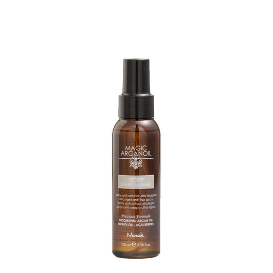 Nook Magic Arganoil Secret Lumière Elektriklenme Karşıtı Parlatıcı Saç Spreyi 100ml