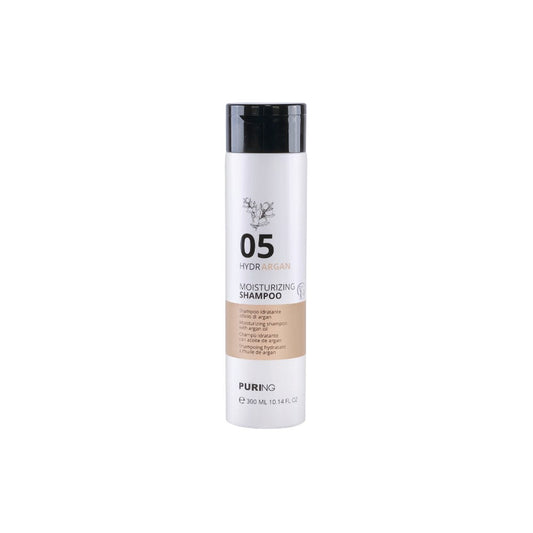 PURING 05 HydrArgan Normal ve Kuru Saçlar için Argan&Keten Tohumu Yağlı Nemlendirici Şampuan 300ml