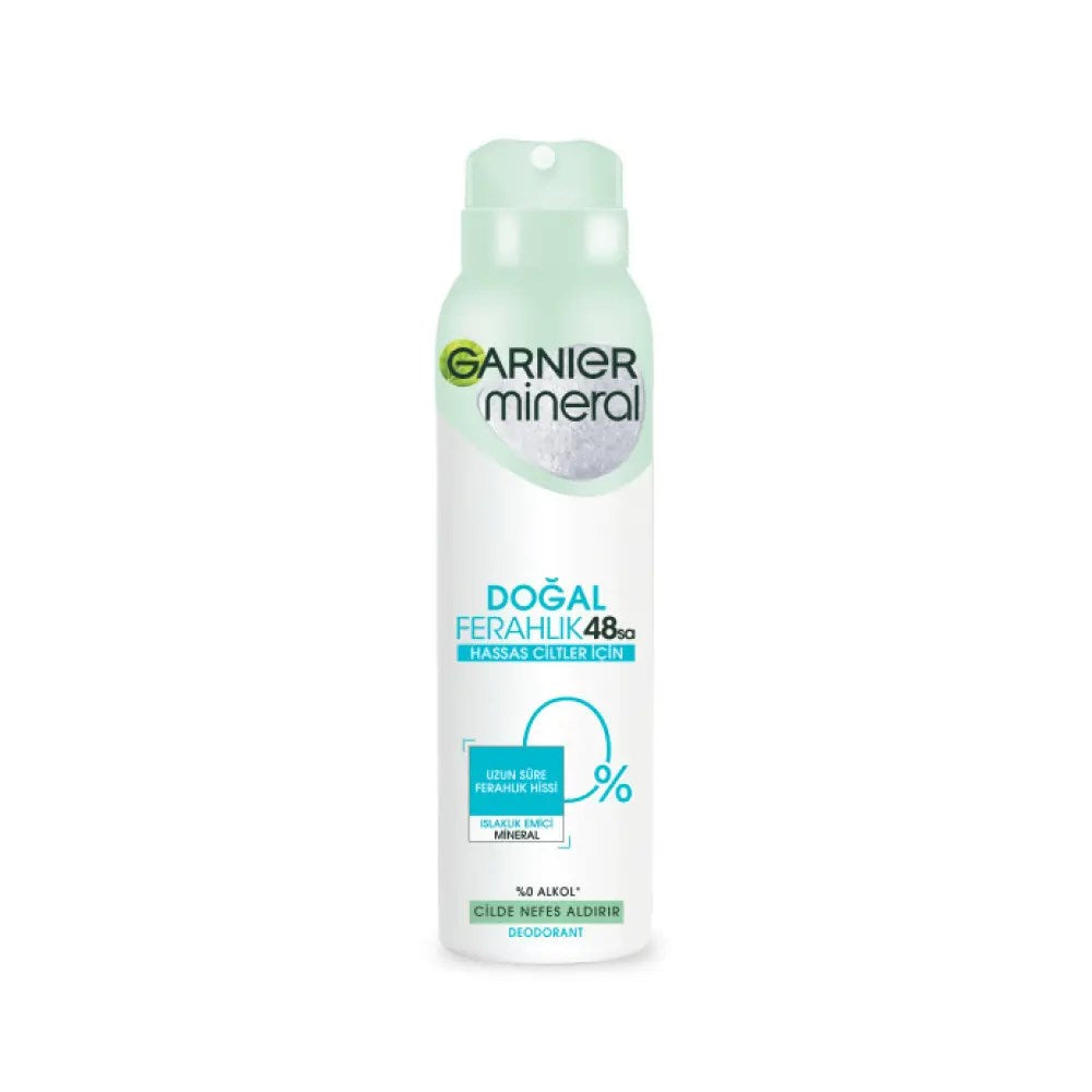 Garnier Mineral Doğal Ferahlık Kadın Sprey Deodorant 150ml