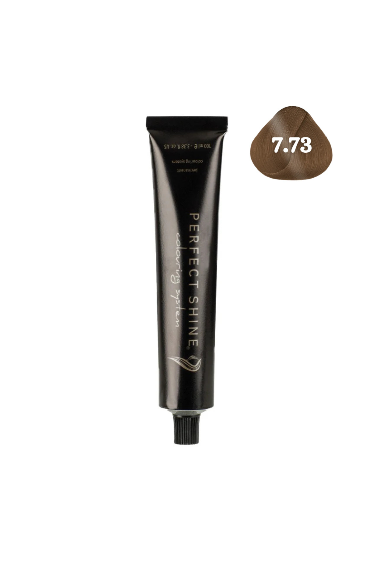 Perfect Shine Permanent Profesyonel Saç Boyası 100ml - Altın Kahve/Orta Altın (INTENSE - 7.73 Altın Orta Kahve)