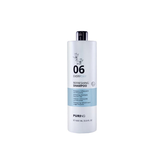 PURING 06 Everyday Tüm Saçlar için Nane&Mentollü Hassas Saç Derisi Ferahlatıcı Şampuan 1000ml