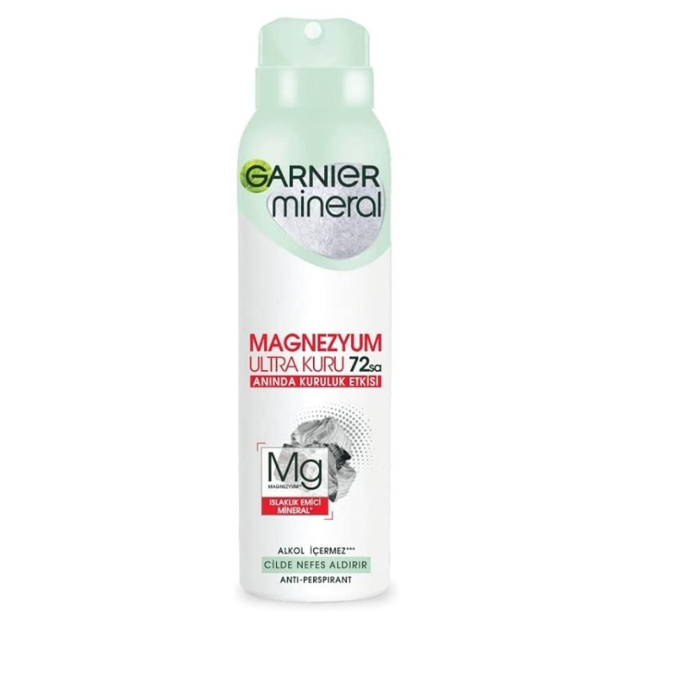 Garnier Mineral Magnezyum Ultra Kuru Sprey Deodorant 150ml