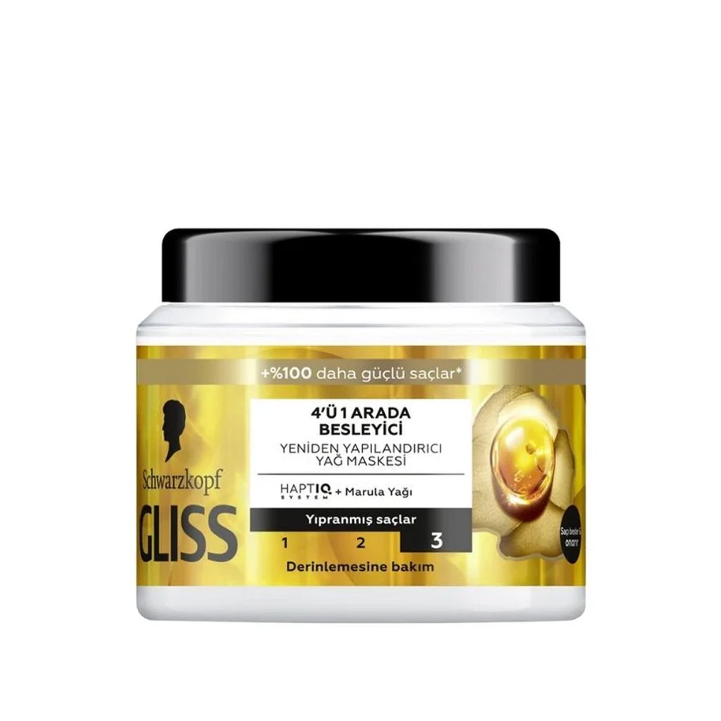 Gliss Oil Nutritive 4'ü 1 Arada Besleyici Saç Maskesi 400ml