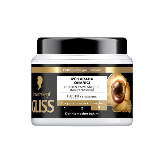 Gliss Ultimate Repair 4’ü 1 Arada Onarıcı ve Yeniden Yapılandırıcı Saç Maskesi 400ml
