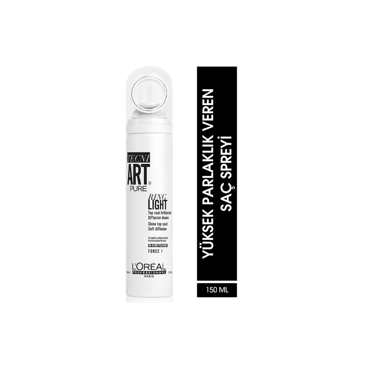 L'Oréal Professionnel Tecni Art Pure Ring Light Parlatıcı Hafif Saç Spreyi 150ml