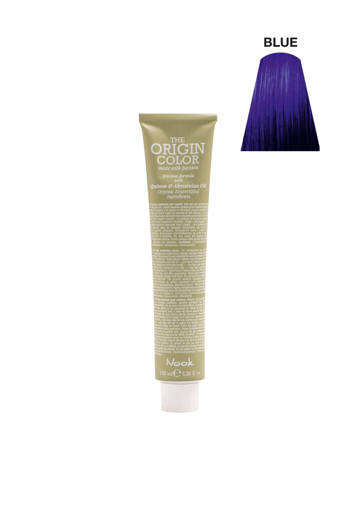 Nook Origin Color Profesyonel Saç Boyası 100ml - Mavi Ton Ayarlayıcı (BLUE)