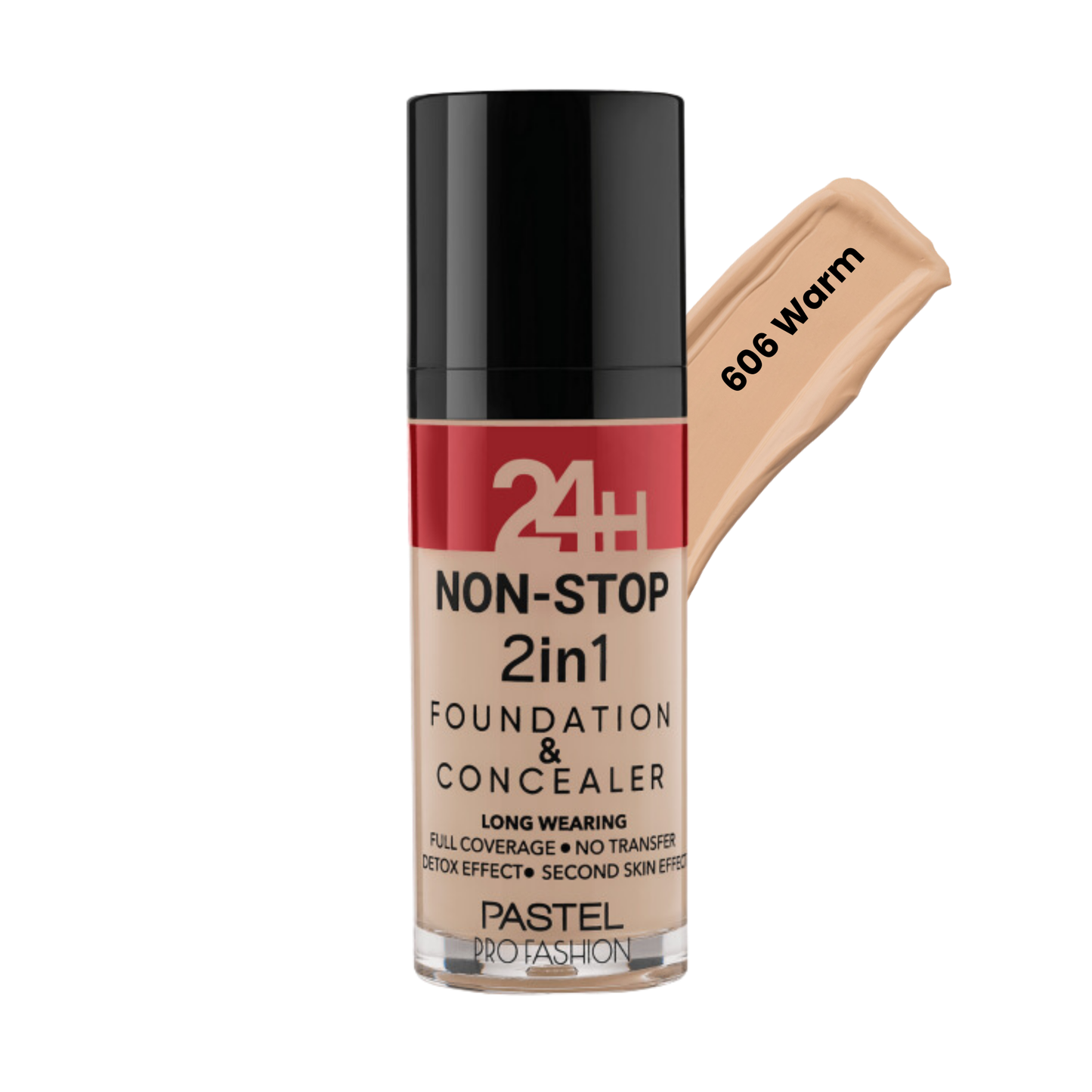 Pastel 24H Non-Stop 2 in 1 Foundation & Concealer - Fondöten & Kapatıcı