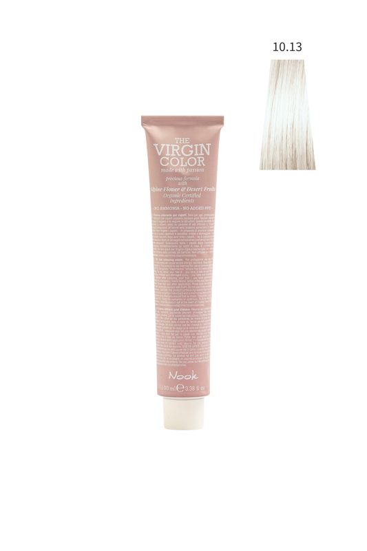 Nook Virgin Color Profesyonel Saç Boyası 100ml-Çok Açık Bej Platin Sarı(10.13-BEIGE KÜLLÜ DORE PLATIN)