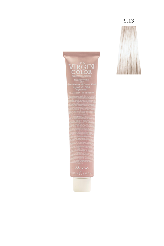 Nook Virgin Color Profesyonel Saç Boyası 100ml-Bej Sarışın/Soğuk Bebek Sarısı(9.13 -BEIGE AÇIK BEJ SARI)
