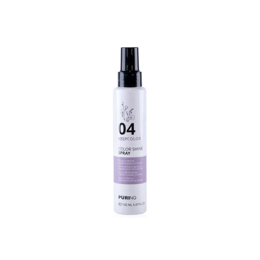 PURING 04 KeepColor Boyalı Saçlar için Keten Tohumu & E Vitaminli Saç Parlatıcı Sprey 150ml