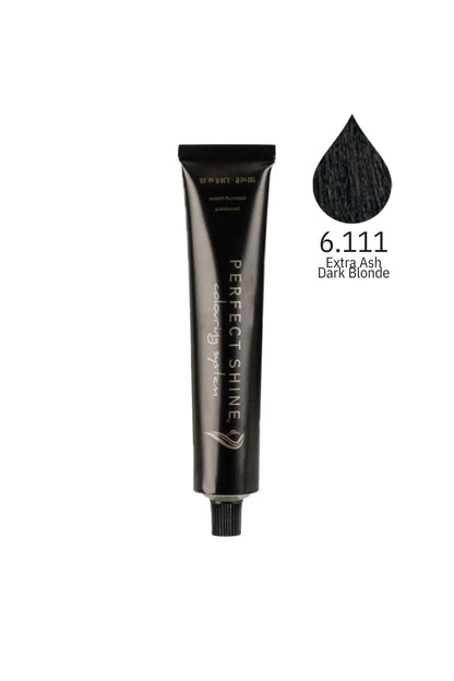 Perfect Shine Permanent Profesyonel Saç Boyası 100ml -Ekstra Yoğun Küllü Koyu Sarı (INTENSE ASH-6.111)