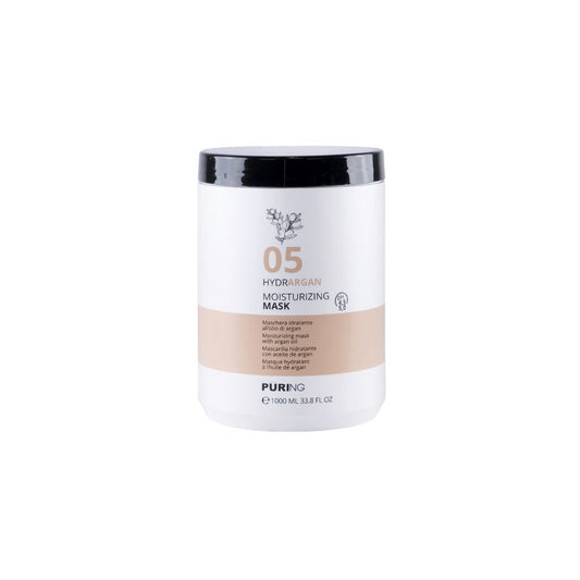PURING 05 HydrArgan Normal ve Kuru Saçlar için Argan&Keten Tohumlu Nemlendirici Saç Maskesi 1000ml