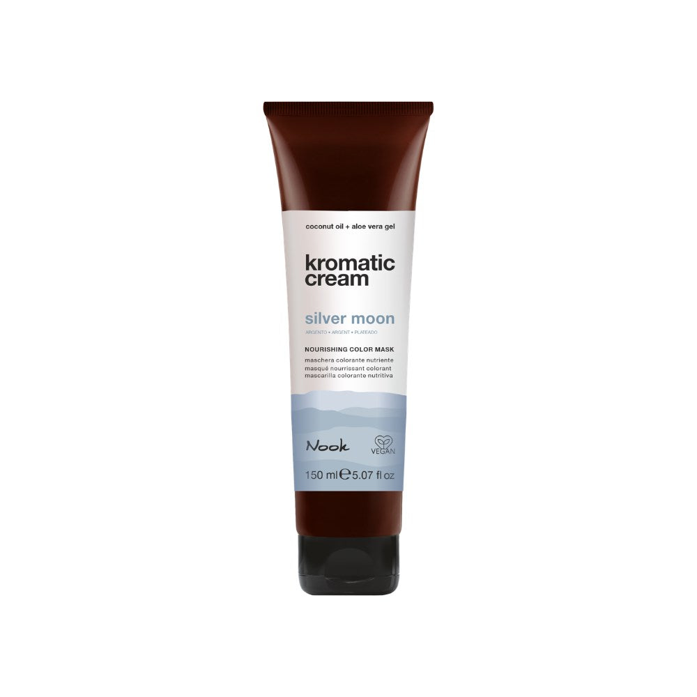 Nook Kromatic Cream Silver Moon Gümüş Gri Ton Yapıcı Işıltı Veren Saç Maskesi 150ml