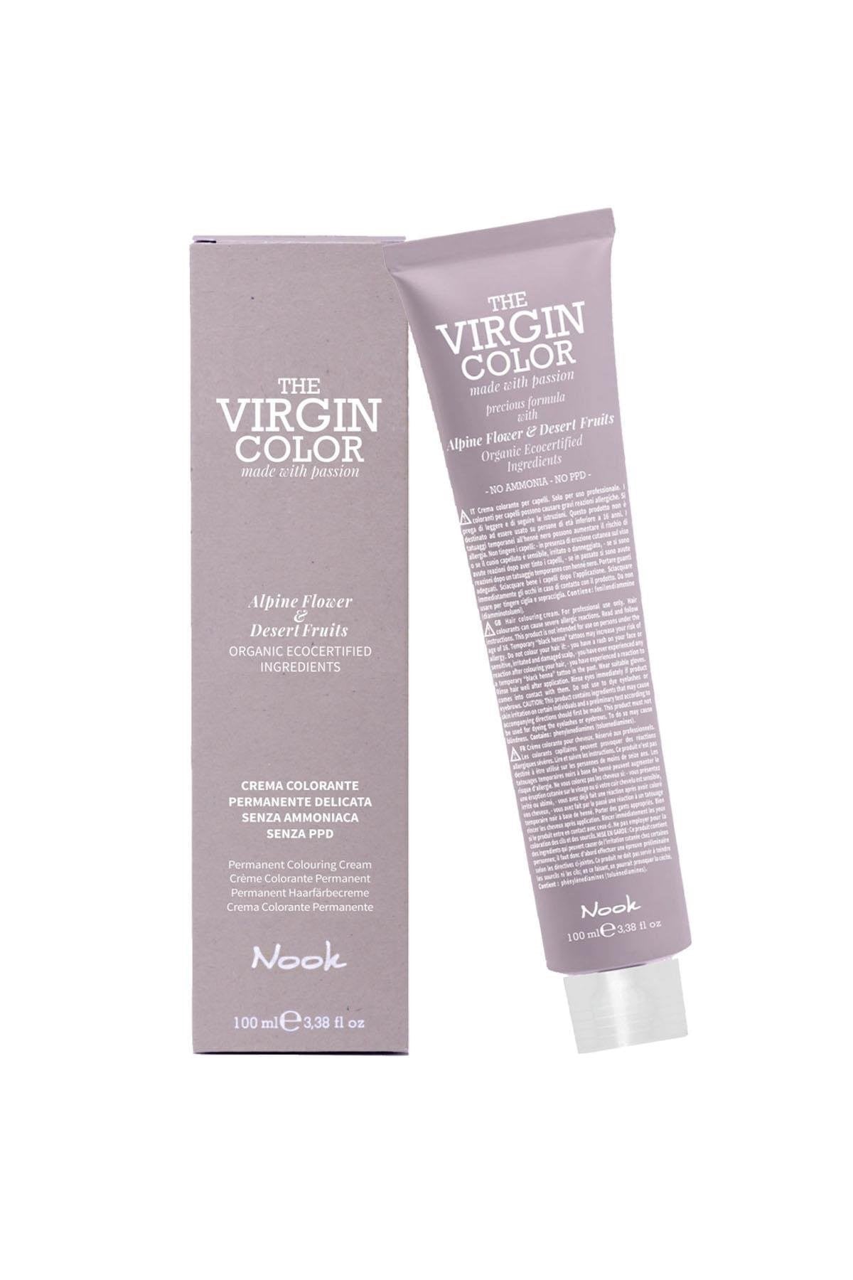 Nook Virgin Color Amonyaksız Saç Boyası 100ml - 6.1 Koyu Kumral Küllü