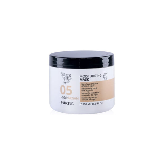 PURING 05 HydrArgan Normal ve Kuru Saçlar için Argan&Keten Tohumlu Nemlendirici Saç Maskesi 500ml