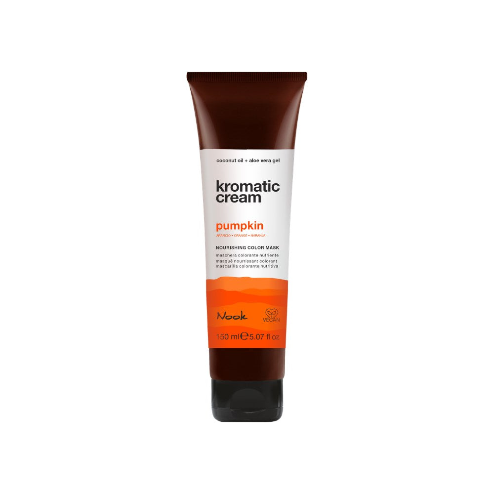Nook Kromatic Cream Pumpkin Bakır Turuncu Ton Yapıcı Işıltı Veren Saç Maskesi 150ml