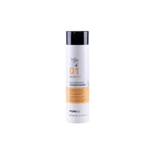 PURING 01 Richness Kuru Yıpranmış Saçlar için Avokado,İpek Proteini Besleyici Onarıcı Saç Kremi 300ml